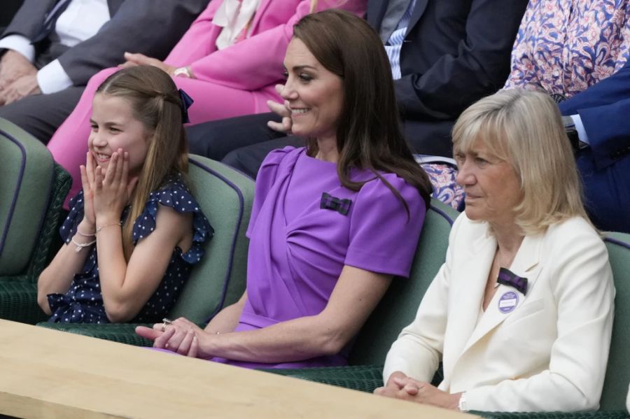 Kate hat ihre Tochter Charlotte zum Wimbledon-Final mitgenommen.