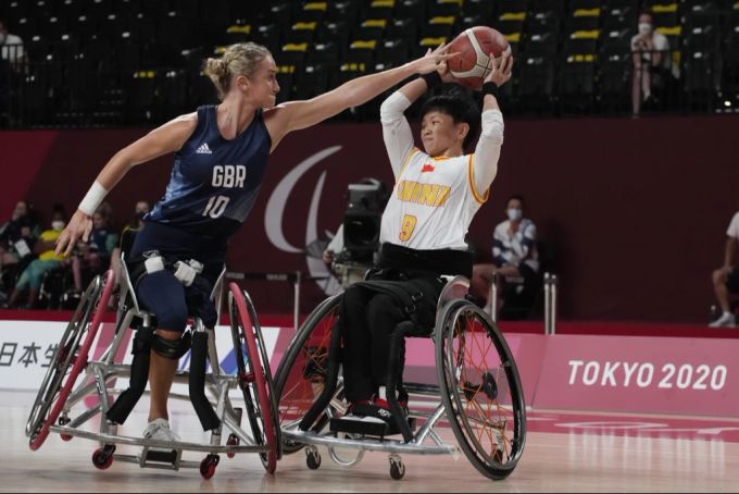 Paralympics: Rollstuhlbasketball-Duell im Frauen Wettbewerb 2020 in Tokyo. (Archivbild) paralympics