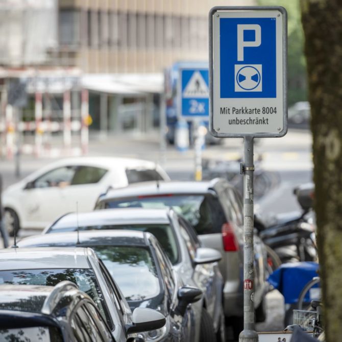 Blaue Zone Zürich SUV