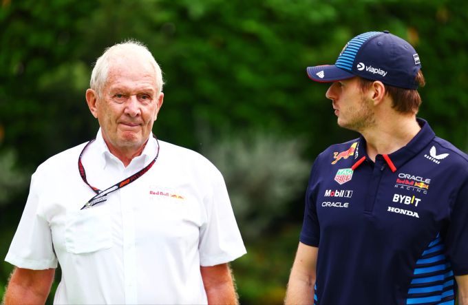 Helmut Marko sieht Red Bull im Titelkampf klar im Nachteil. Red Bull Helmut Marko