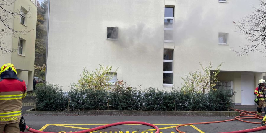 Küchenbrand in Zug.