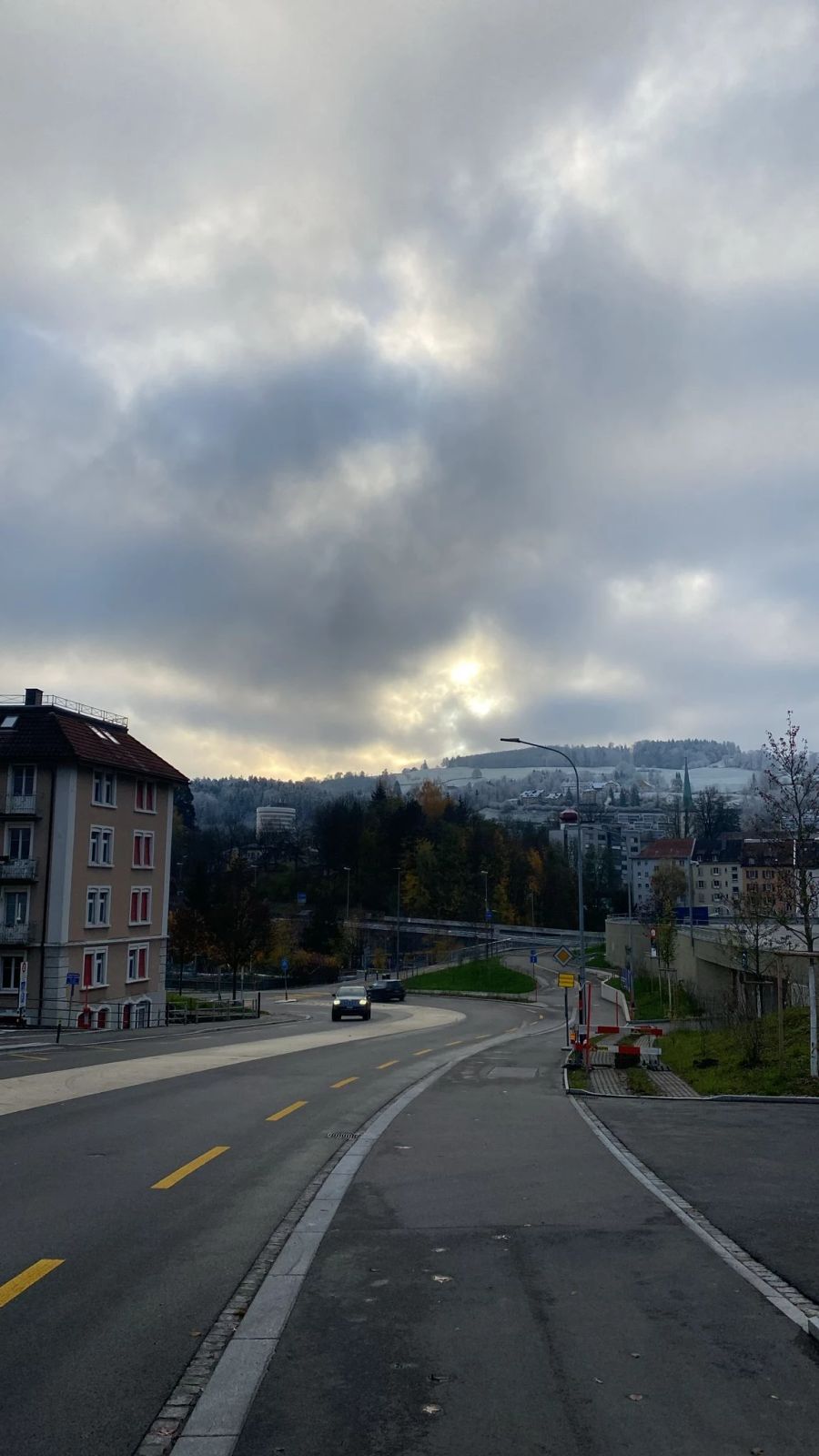 Eine Aufnahme aus St. Gallen am Donnerstagmorgen.