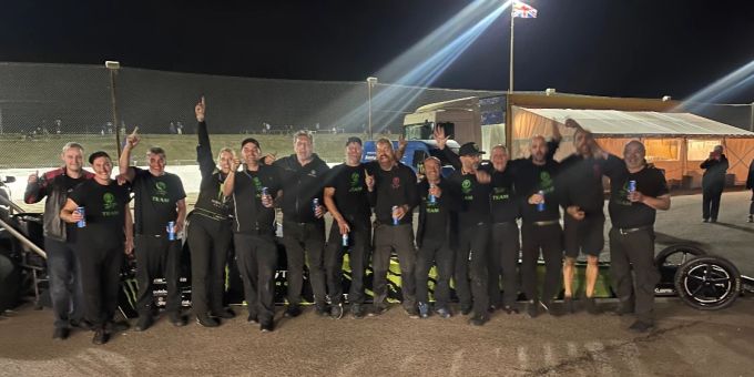Jndia Erbacher gewinnt den Dragracing-EM-Titel. Jndia Erbacher Dragracing