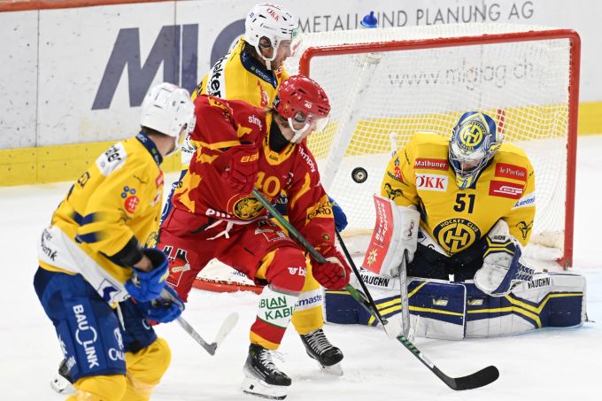 Der HC Davos kommt bei den SCL Tigers unter die Räder. HC Davos SCL Tigers