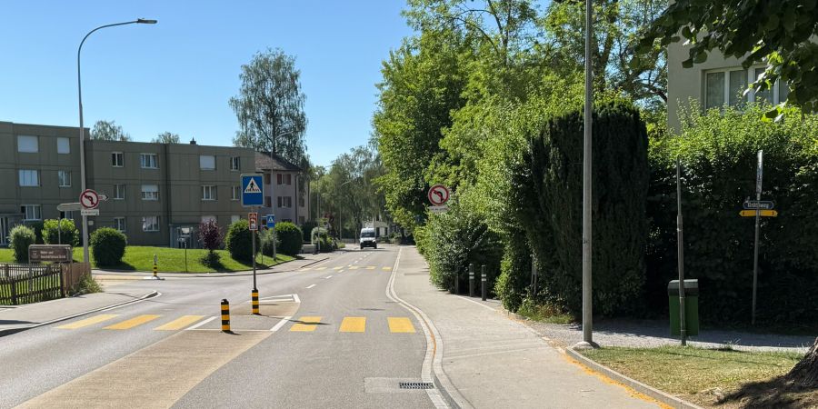 Unfallstelle Rehetobelstrasse St.Gallen