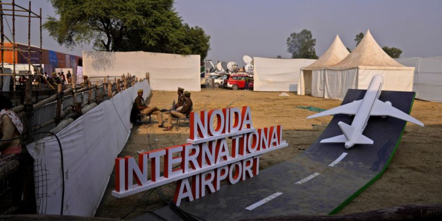 In der Grossregion Delhi hat der vom Flughafen Zürich entwickelte Noida International Airport eröffnet. Die Grundsteinlegung war 2021 erfolgt (Archivbild).