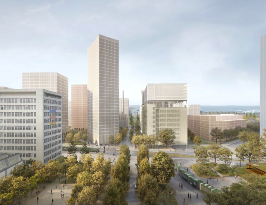 In Basel sollen in Zukunft rund 40 neue Wohnhochhäuser entstehen – darunter auch das Projekt im Klybeck.