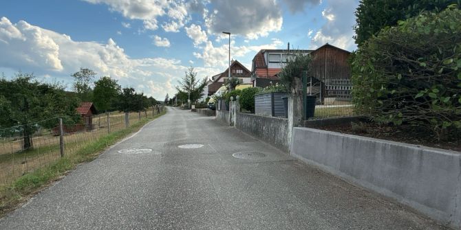 Unfallstelle Wolfwil