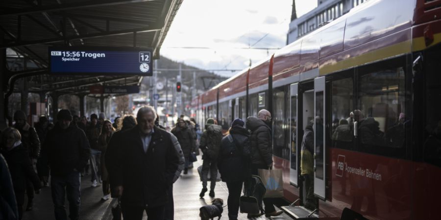 Die Appenzeller Bahnen beförderten 2025 erstmals mehr als sieben Millionen Passagiere. (Archivbild)