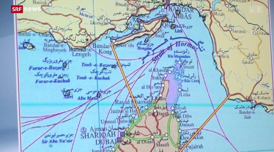 Die Strasse von Hormus – ein schmaler Engpass zwischen Iran und der arabischen Halbinsel – ist eine der wichtigsten Schifffahrtsrouten der Welt.