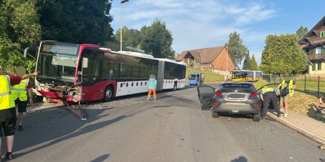 Frontalkollision Romont
