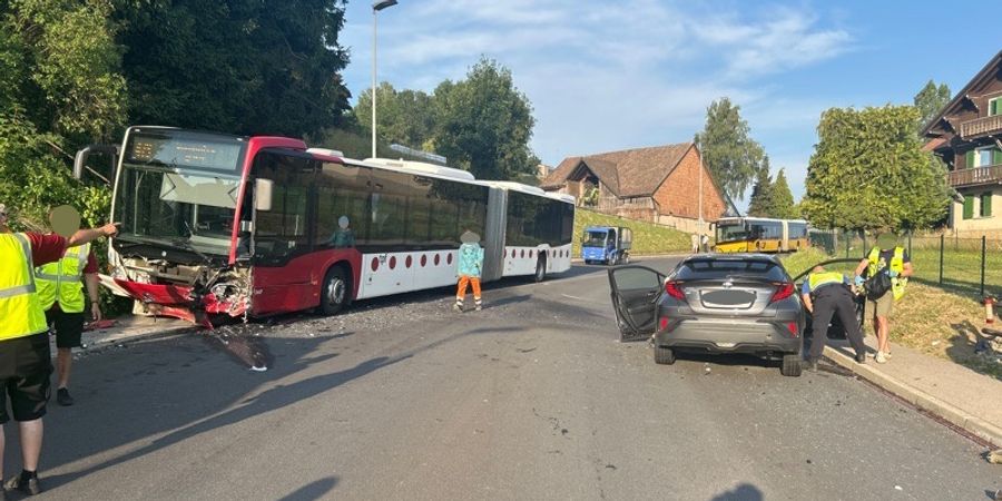 Frontalkollision Romont