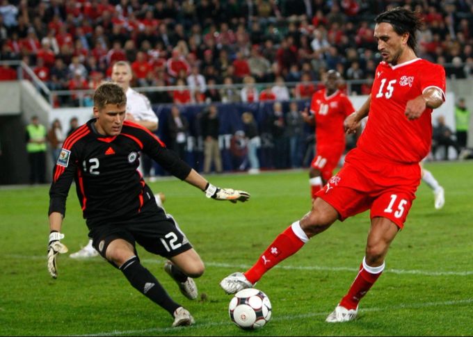 Hakan Yakin im Dress der Schweizer Nati. Schweizer Nati
