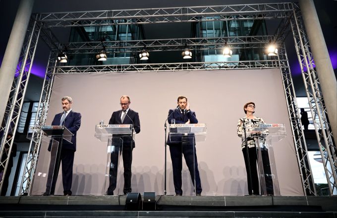 Die neue deutsche Regierung. Deutschland