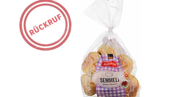 Diese Semmeli musste Coop aufgrund einer falschen Verpackung zurückrufen. Rückruf Coop