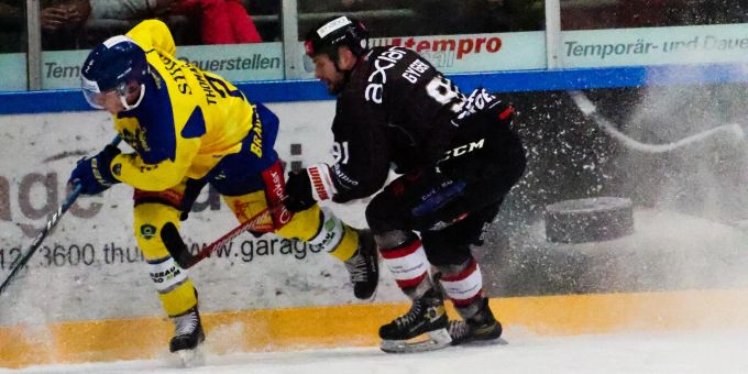 Gegen Arosa hatte der EHC Thun in den Playoffs das Nachsehen. EHC Thun Gyger
