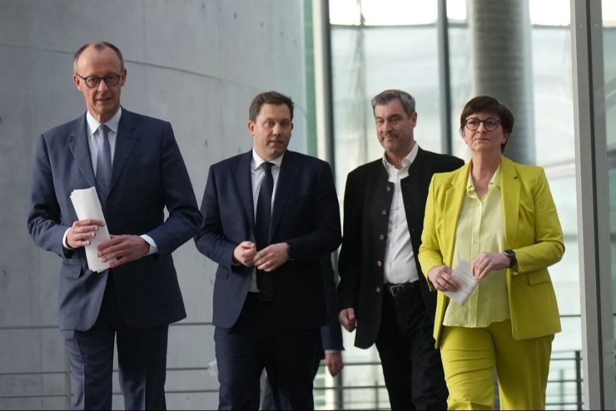 Sondierungsgespräche im Bundestag.