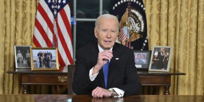 Joe Biden verteilt in seiner Abschiedsrede Spitzen gegen Donald Trump, Elon Musk und Mark Zuckerberg. joe Biden