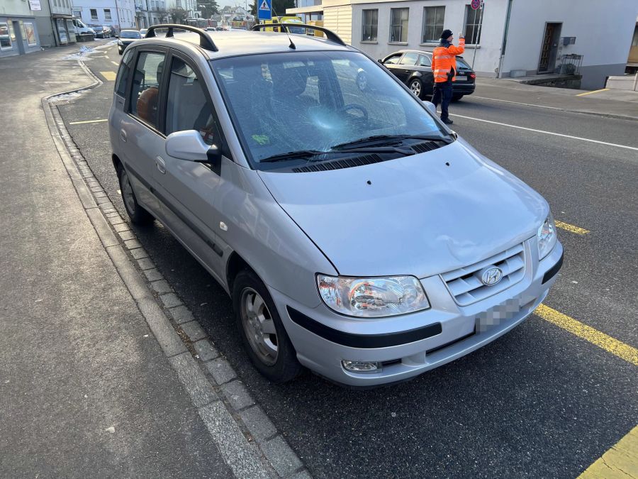 beschädigtes Auto