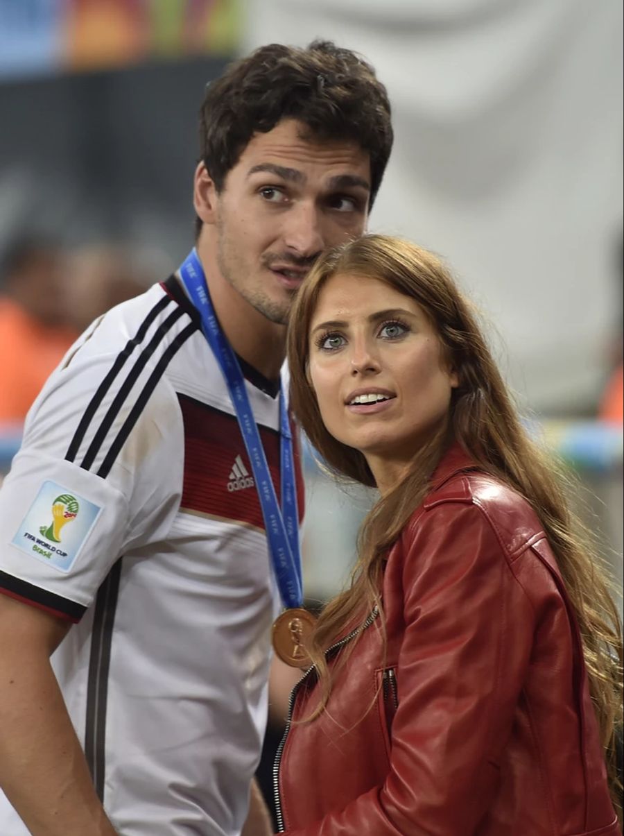 Cathy und Mats Hummels im Jahr 2014. Die beiden haben einen gemeinsamen Sohn.