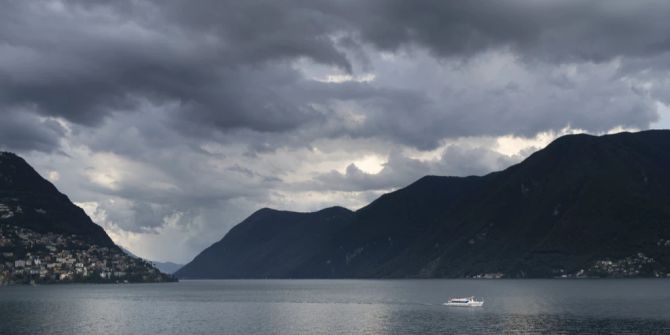 Wetter Lugano See Gewitter