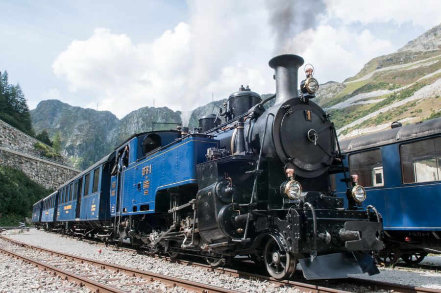 Dampfbahn Furka Wanderung