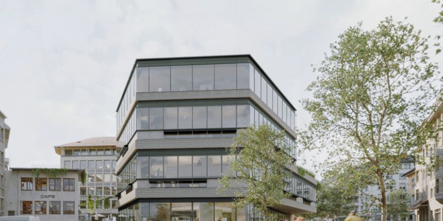 Ob beim St. Galler Marktplatz der Neubau für eine neue Bibliothek nach dem Entwurf von Staab Architekten jemals realisiert wird, ist vorläufig noch offen. Der Entscheid wurde verschoben.