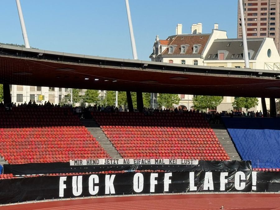 Die Fans von GC wollen den LAFC loswerden...