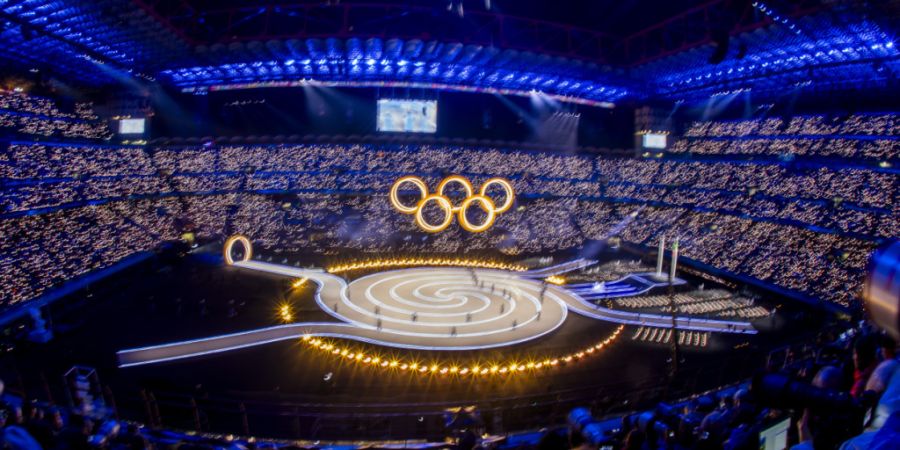 Bei den Wettbewerben der Olympischen Winterspiele ist auch viel Musik zu hören. Vor allem ein Lied, das schon bei der Eröffnungsfeier in Mailand eine Rolle spielte. (Archivbild)