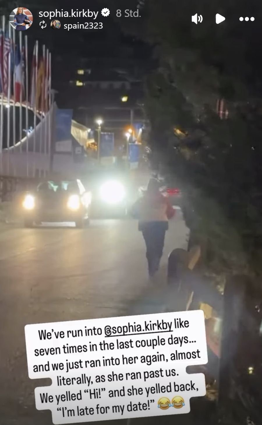 Sophia Kirkby Olympia 2026