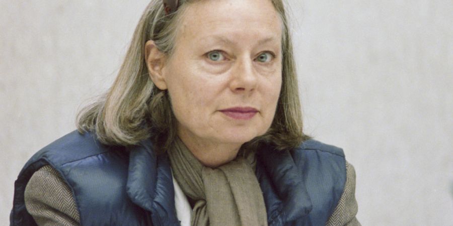 Die Schweizer Autorin Fleur Jaeggy im Jahr 1998: Sie lebt seit Jahrzehnten zurückgezogen in Mailand. Der Schweizer Grand Prix Literatur (2025) und der Gottfried-Keller-Preis (2024) sor...