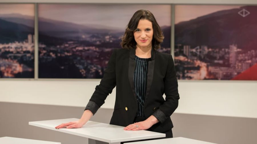 Oceana Galmarini moderierte ab 2018 die RTR-Nachrichtensendung «Telesguard».