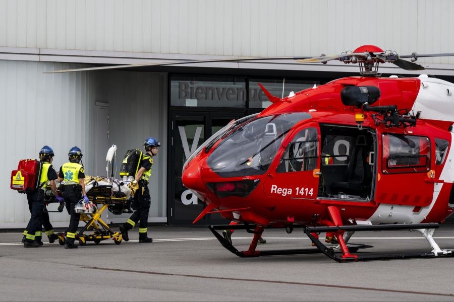 An Spitzentagen verzeichnet die Luftrettung sogar bis zu 120 Einsätze.