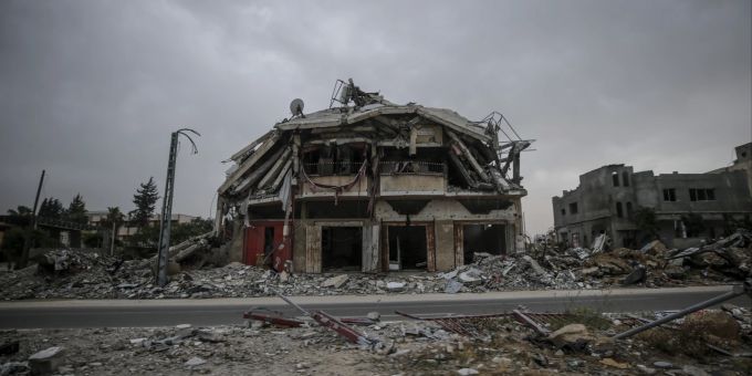 Die Stadt Rafah liegt in Trümmern. (Archivbild) rafah
