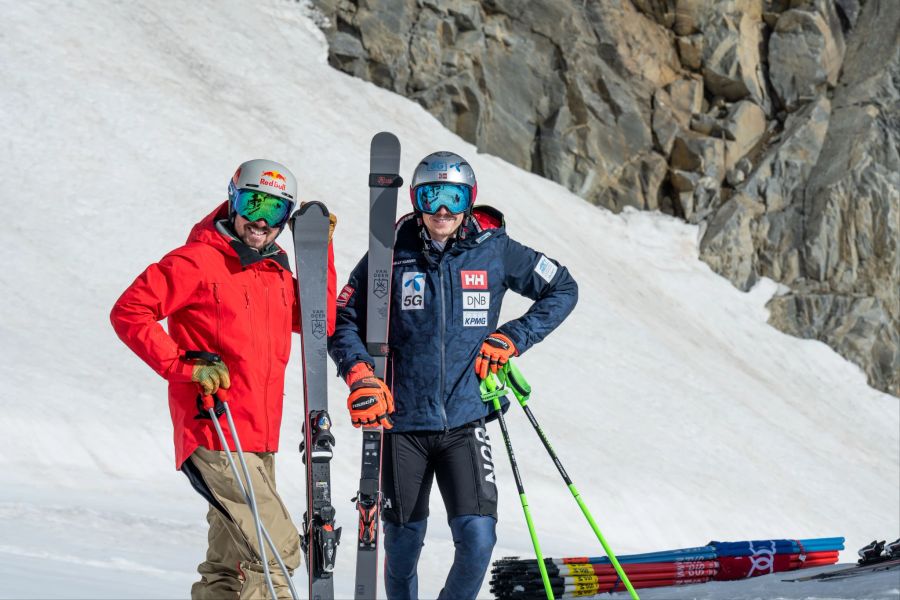 Nach seinem Rücktritt gründete der Österreicher seine eigene Skimarke. Aushängeschild ist ausgerechnet sein einstiger Rivale Henrik Kristoffersen.