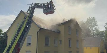 Brand in Kellerabteil.