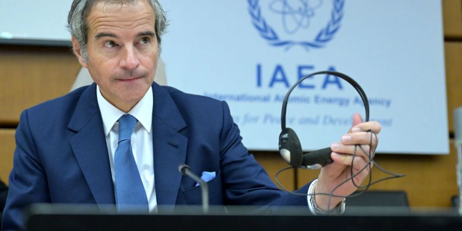 IAEA-Generaldirektor Rafael Grossi. Die Internationalen Atomenergiebehörde hat einen Bericht zur Uran-Anreicherung im Iran veröffentlicht (Archivbild).