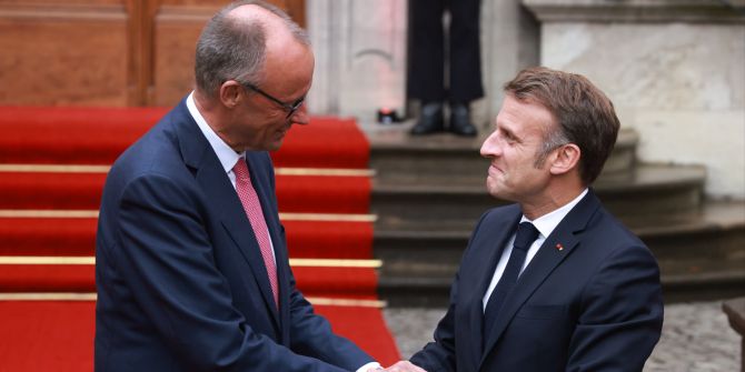 French President Macron visits Berlin