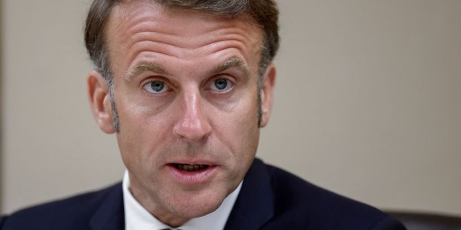 Präsident Macron