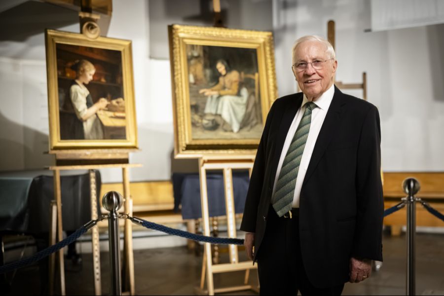 Christoph Blocher findet es richtig, weiterzuverhandeln, und sucht Möglichkeiten, das Handelsdefizit zu verringern.