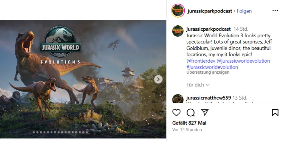 jurassic world evolution 3
