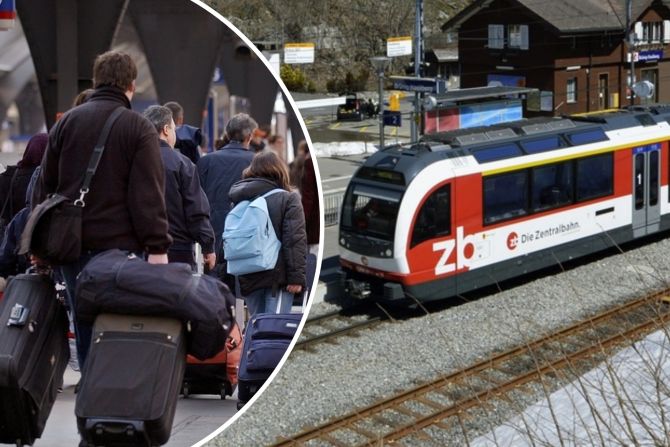Zentralbahn Koffer Touris