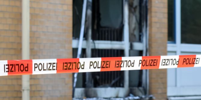 Brand Hamburger Spital