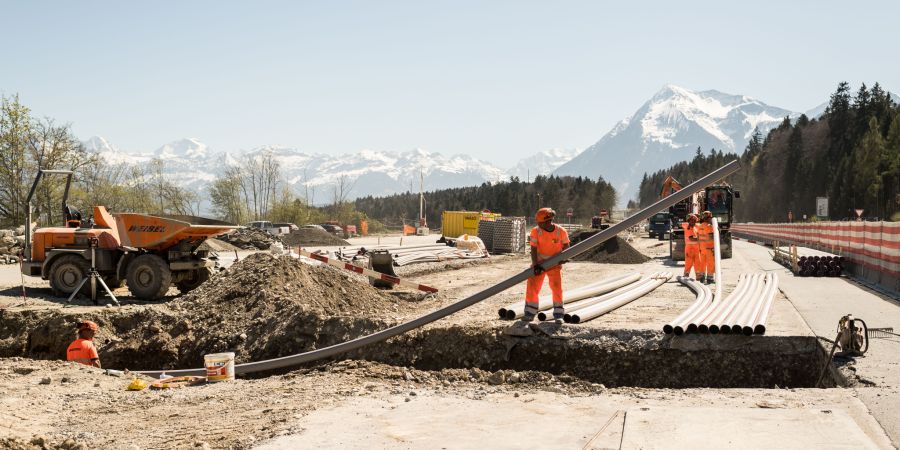 Baustelle Autobahn