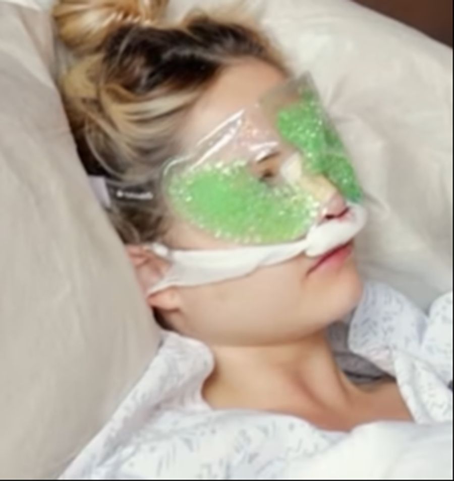 Davina Geiss war beim Beauty-Doc.