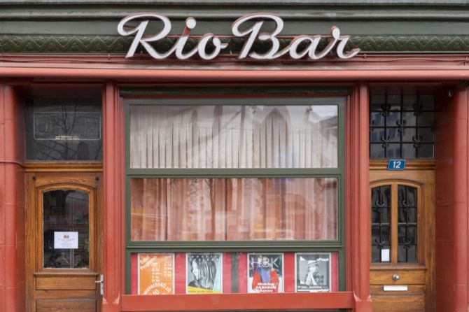 Rio Bar Wandspiegel FCB-Fan