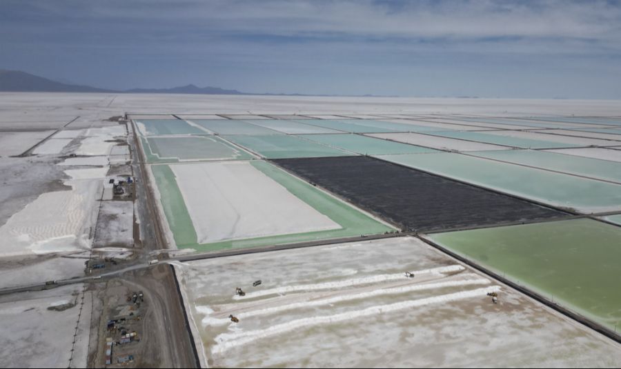 Förderanlage Lithium knapp