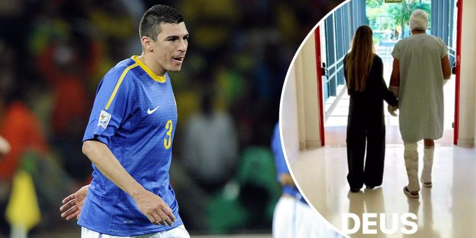 Nach Brandunfall - Ex-Brasil-Star Lúcio schockt mit Spital-Foto Nach Brandunfall - Ex-Brasil-Star Lúcio schockt mit Spital-Foto