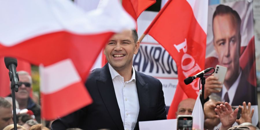 Der parteilose Historiker Karol Nawrocki wird von der nationalkonservativen PiS unterstützt. (Archivbild)