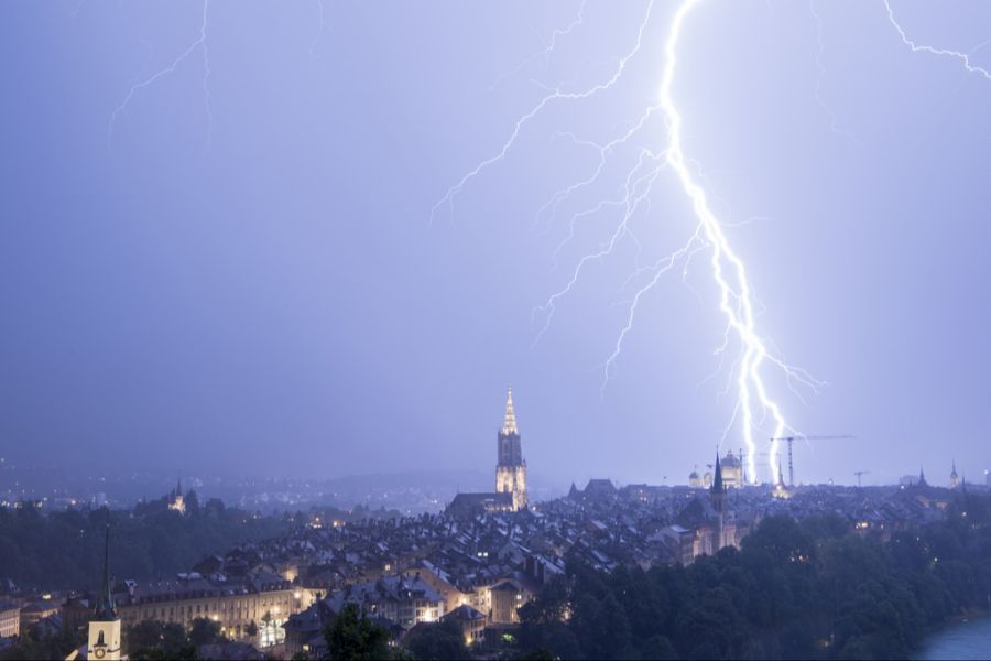 Blitze Schweiz Bern Gonten